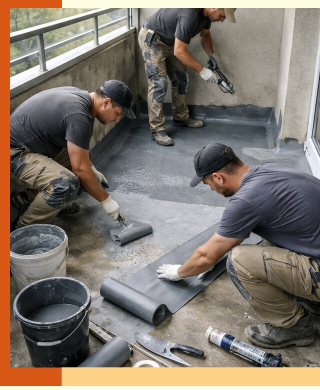 Гидроизоляция балкона в Шатуре: надежная защита от протечек