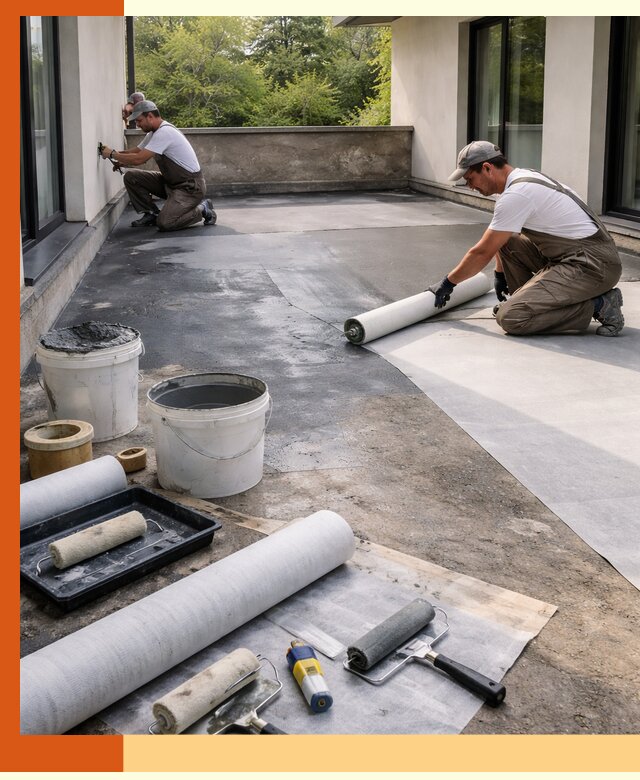 Гидроизоляция террасы в Шатуре — надежная защита от влаги и протечек