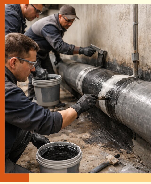 Гидроизоляция труб в Шатуре — защита и герметизация коммуникаций